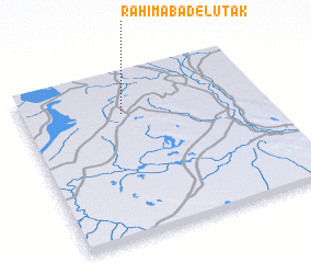 3d view of Raḩīmābād-e Lūtak