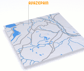 3d view of ‘Avaẕ-e Pā\