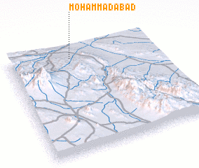 3d view of Moḩammadābād