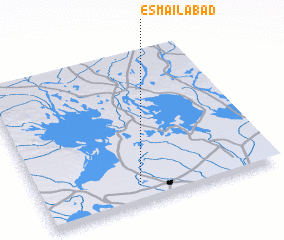 3d view of Esmā‘īlābād