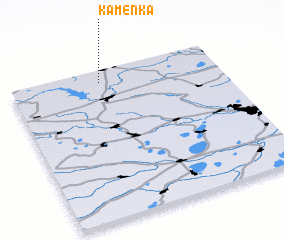 3d view of Kamenka