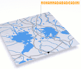 3d view of Moḩammadābād-e Adīmī