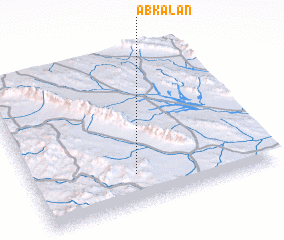 3d view of Abkalān