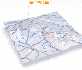 3d view of Ḩoseynābād
