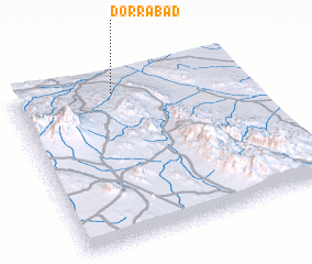 3d view of Dorrābād