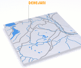 3d view of Deh-e Jānī