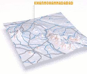 3d view of Khān Moḩammadābād