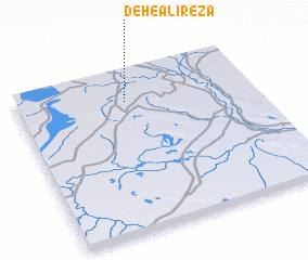 3d view of Deh-e ‘Alīreẕā