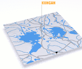 3d view of Kūh Gāh