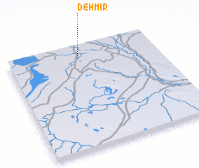3d view of Deh Mīr