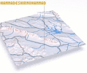 3d view of Kahn-e Jān Moḩammad-e Shīr Moḩammad