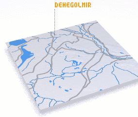 3d view of Deh-e Gol Mīr