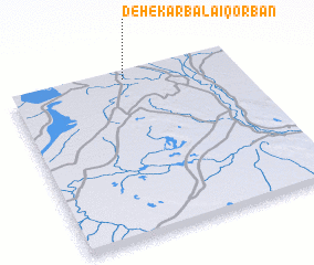 3d view of Deh-e Karbalā\