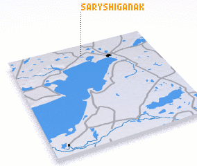 3d view of Saryshiganak