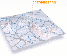 3d view of Dastgerd-e Pā\