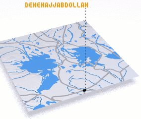 3d view of Deh-e Ḩājj ‘Abdollāh