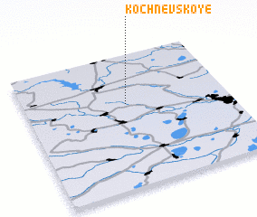 3d view of Kochnevskoye