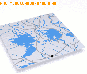 3d view of Khāneh-ye Mollā Moḩammad Khān