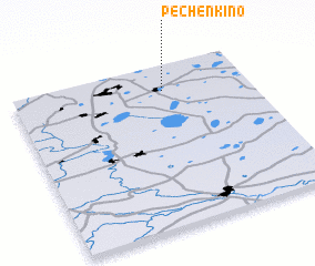 3d view of Pechënkino