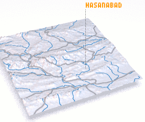 3d view of Hasanābād