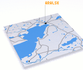 3d view of Aralʼsk