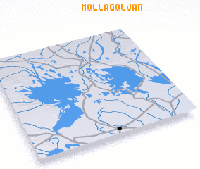 3d view of Mollā Goljān