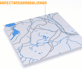 3d view of Shahrestān-e Aḩmad ‘Alī Khān