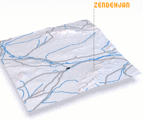 3d view of Zendeh Jān