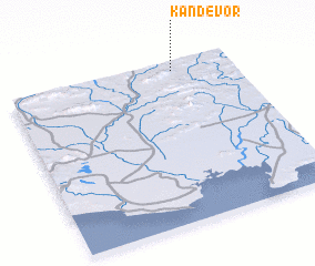 3d view of Kand-e Vor