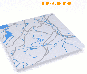 3d view of Khvājeh Aḩmad