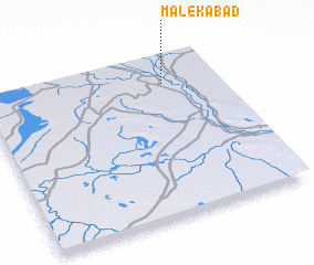 3d view of Malekābād