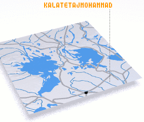 3d view of Kalāt-e Tāj Moḩammad