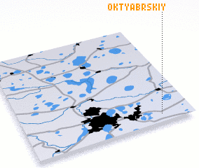 3d view of Oktyabr\