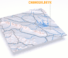 3d view of Chāh-e Gol Beyk