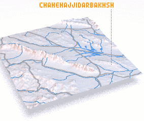 3d view of Chāh-e Ḩājjī Dār Bakhsh