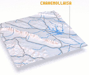 3d view of Chāh-e Mollā ‘Īsá