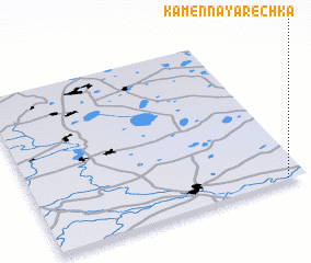 3d view of Kamennaya Rechka