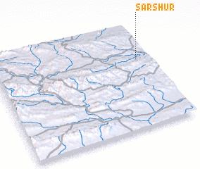 3d view of Sar Shūr