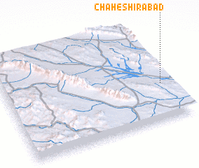 3d view of Chāh-e Shīrābād