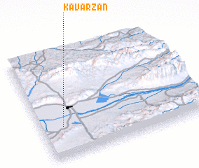 3d view of Kavarzān