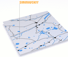 3d view of Simonovskiy