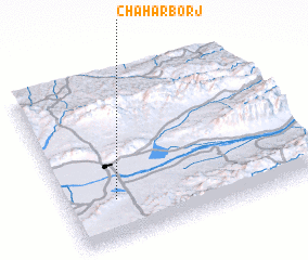 3d view of Chahār Borj