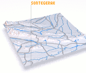 3d view of Sont-e Gerāk