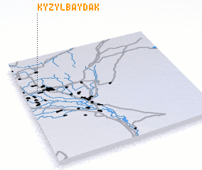 3d view of Kyzylbaydak