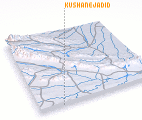 3d view of Kūshān-e Jadīd