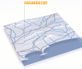 3d view of Nagar Bāzār