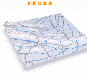 3d view of Kahn-e Dāvūd