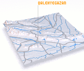 3d view of Qal‘eh-ye Gazān