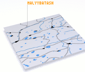 3d view of Malyy Batash