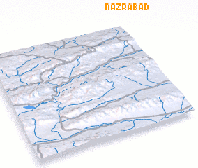 3d view of Nazrābād